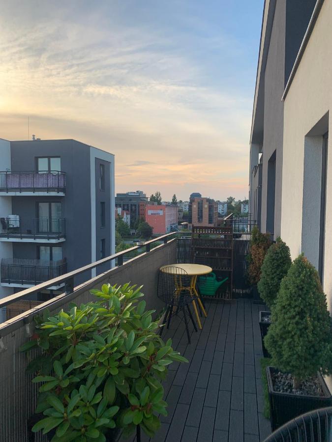 Ekskluzywny Penthouse Z Ogrodem W Centrum Lodzi Extérieur photo